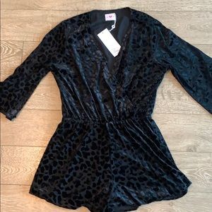 Buddylove Black Leopard Romper